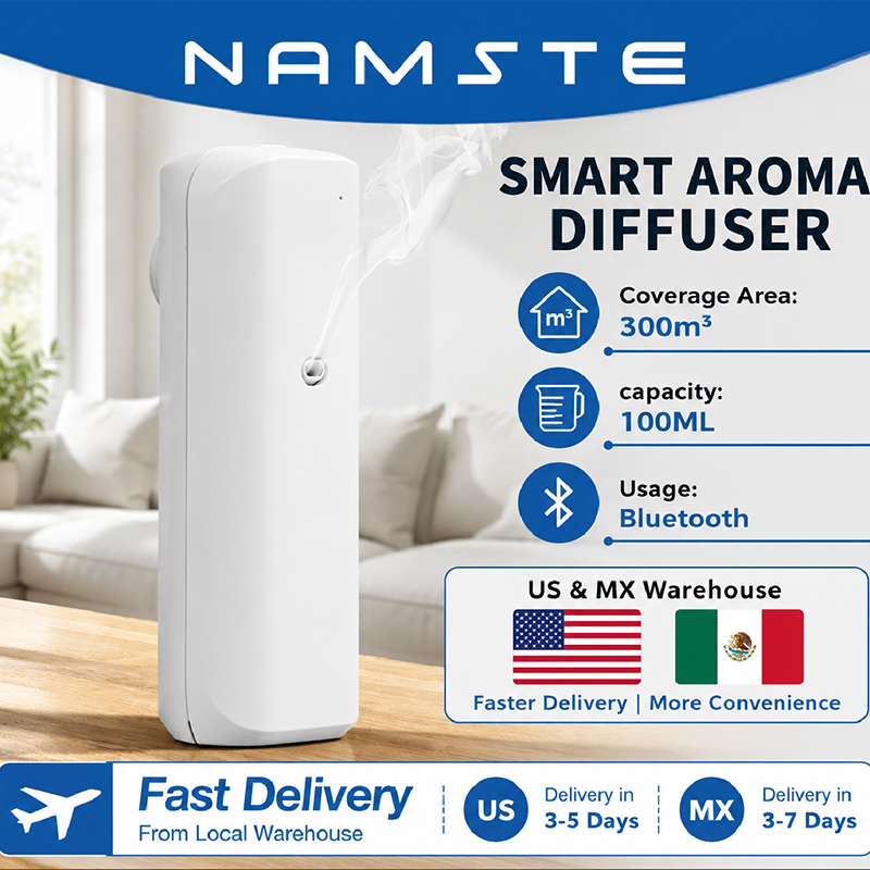 Home Fragrance Oils For Diffusers - NAMSTE Aromatyczny Dyfuzor Olejków Eterycznych Bluetooth,